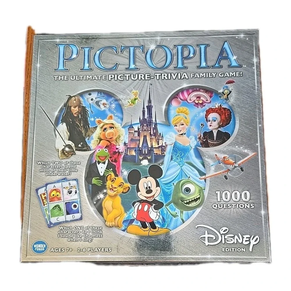 PICTOPIA DISNEY‎ EDITION Board Game PICTURE TRIVIA FAMILY GAME